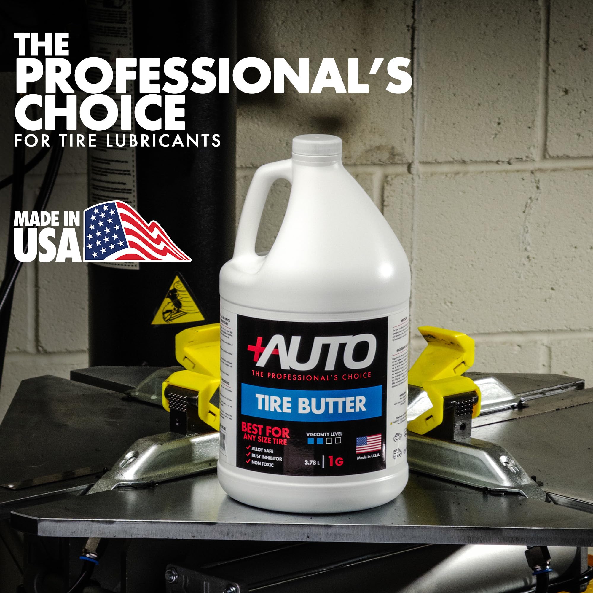 +AUTO Tire Butter - Thin Tire Mounting Lube - 1 Gallon - Made in USA