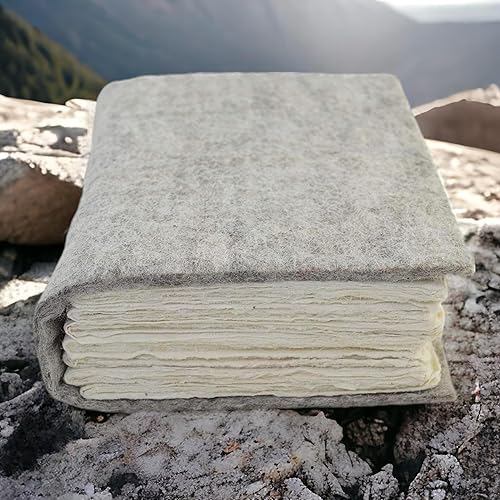 Miniatura 4 de Kathmandu Valley Co. Nepali Yeti Tracker Diario, cuaderno de escritura con papel lokta hecho a mano, cuaderno de oficina vintage hecho en el