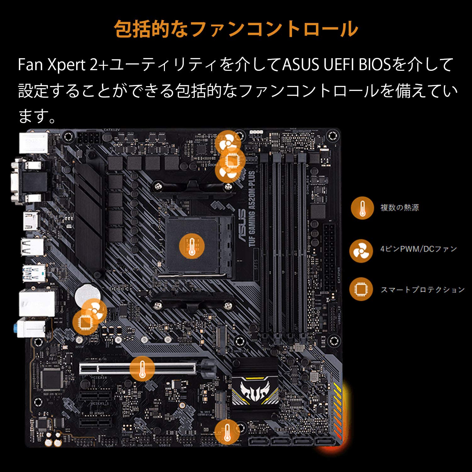 Amazon.co.jp: ASUS AMD A520M-PLUS Socket AM4 Compatible