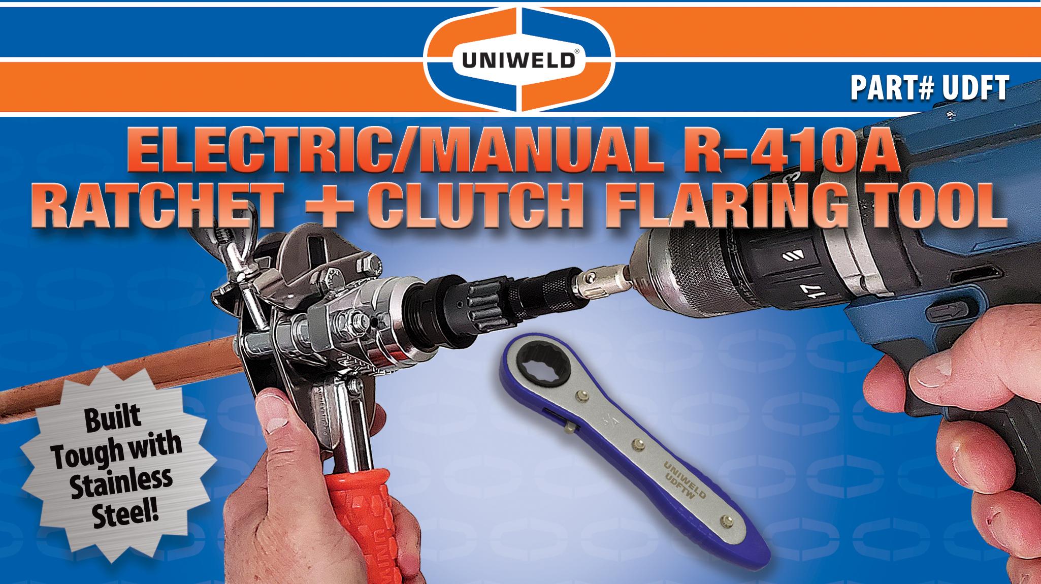 Amazon.com: Uniweld UDFT Electric/Manual R-410A Ratchet + Clutch