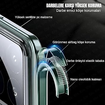 Ehr. Xioami Mi 15 Pro Compatible Camera Protected Rigid Non-Yellowing Crystal Transparent Case with Magsafe Wireless Charging Feature (Transparent, Xioami Mi 15 Pro)