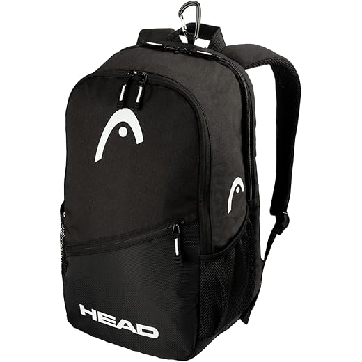 HEAD Tour Pickleball Backpack 22L, Color-Black/White