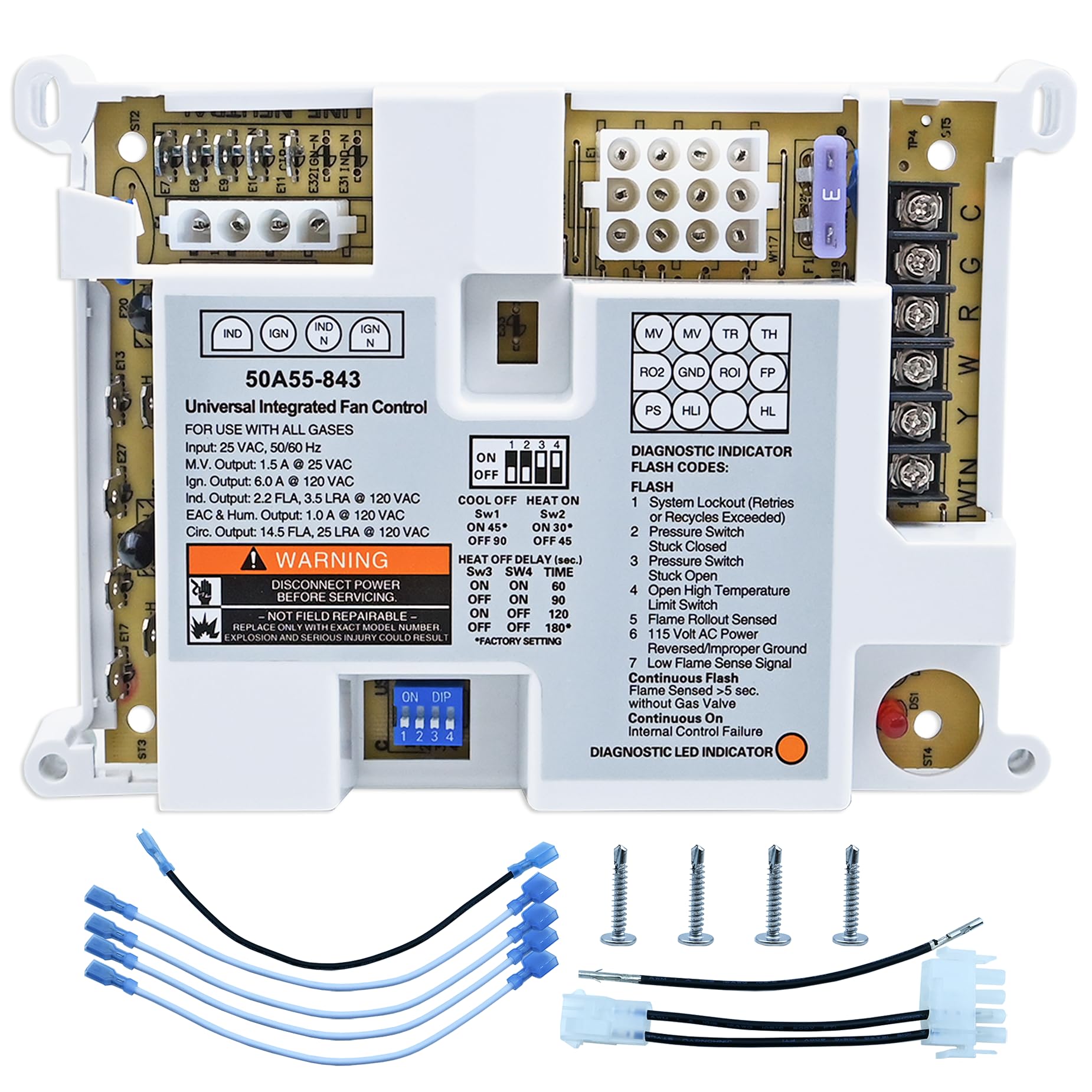 Circuito Di Controllo Forno White Rodgers 50T55-288-01 102077-15 Usato