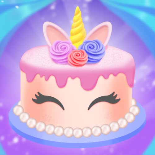 Jeux de cuisine licorne pour petits enfants : gâteau arc-en-ciel, beignets et machine à jus pour les enfants de 2, 3 et 4 ans gratuitement