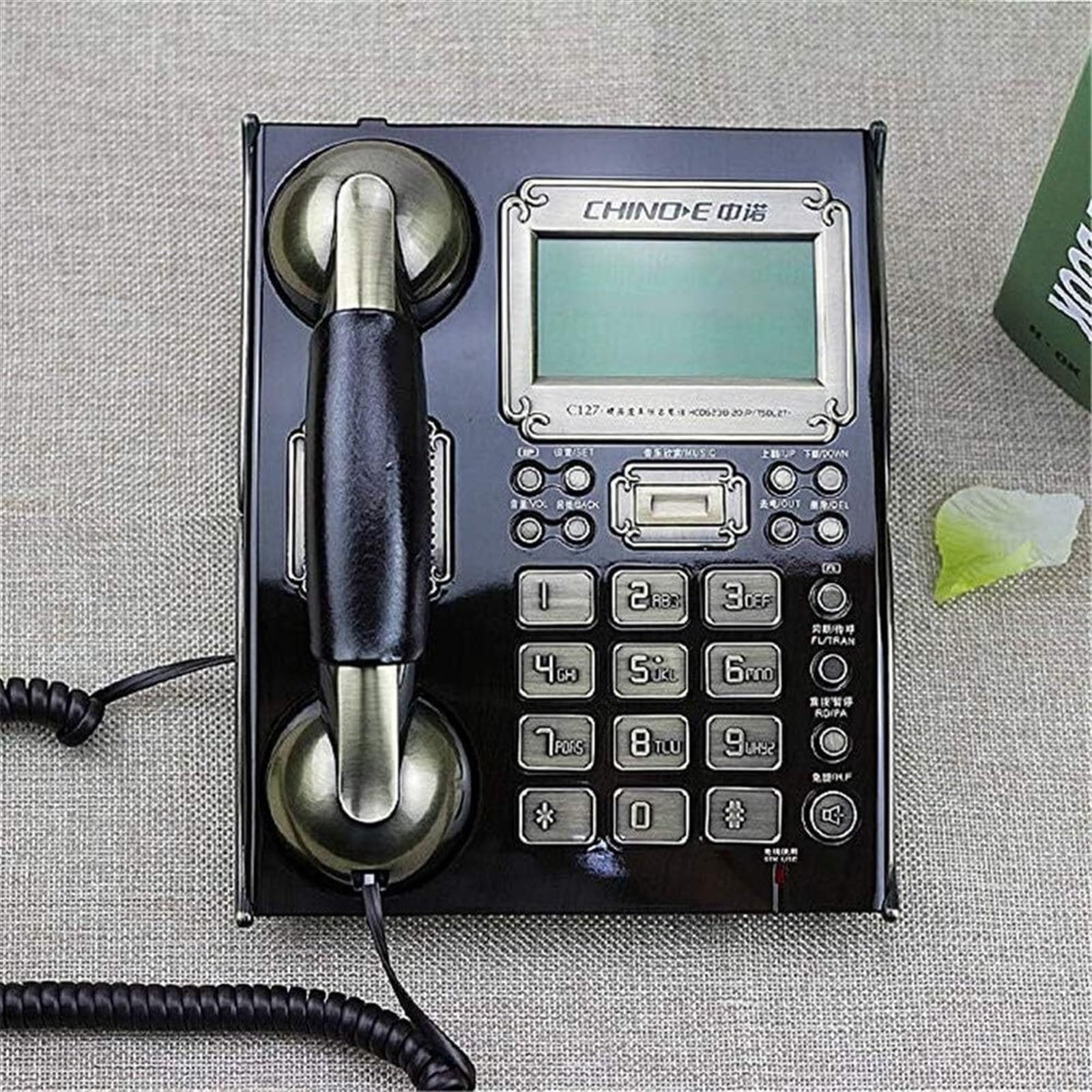 Telefon stacjonarny do domu Antyczne telefony stacjonarne w stylu retro do domu Przewodowy telefon stacjonarny do biura biznesowego Hh-end
