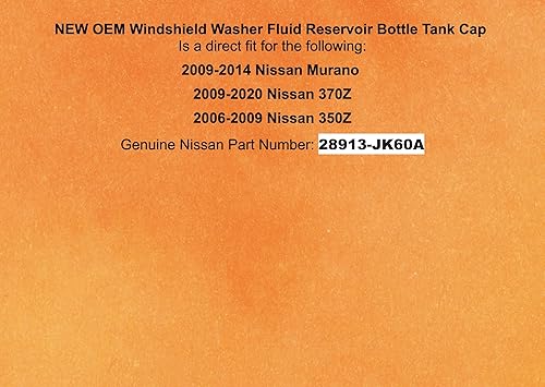 Miniatura 5 de Tanque de depósito de líquido de Murano 370Z para limpiaparabrisas original 2009-2020