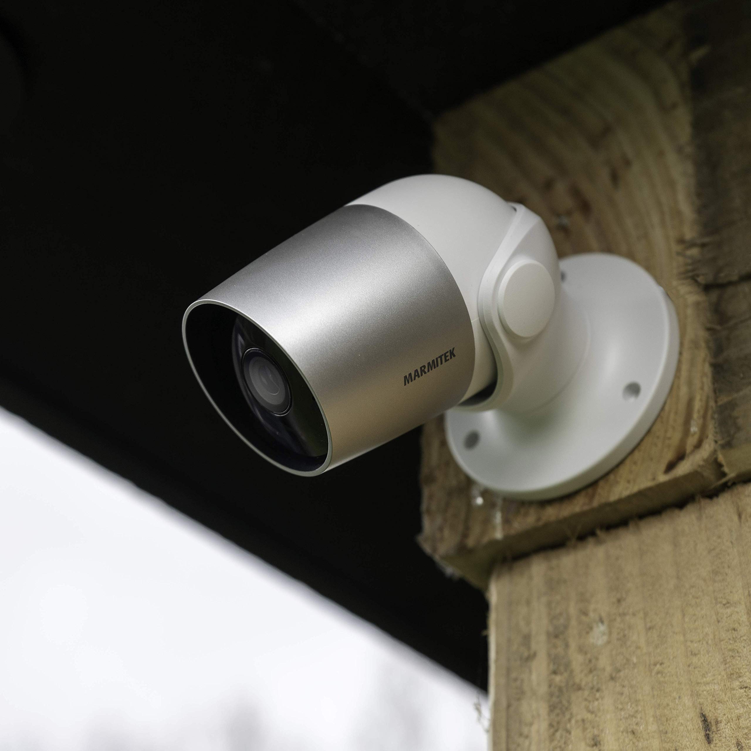 Videocamera Sorveglianza Esterno Wifi - Marmitek View MO - Full HD 1080p - Rilevamento del movimento - Istantanea - Audio bidirezionale - Visione notturna - IP65 - CCTV