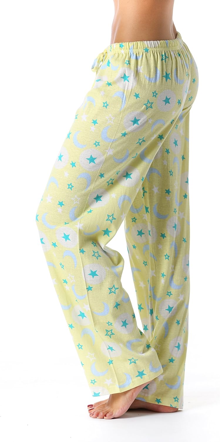 Just Love 100% Cotton Jersey Knit Women Pajama Pants/Sleepwear at  Women’s Clothing store