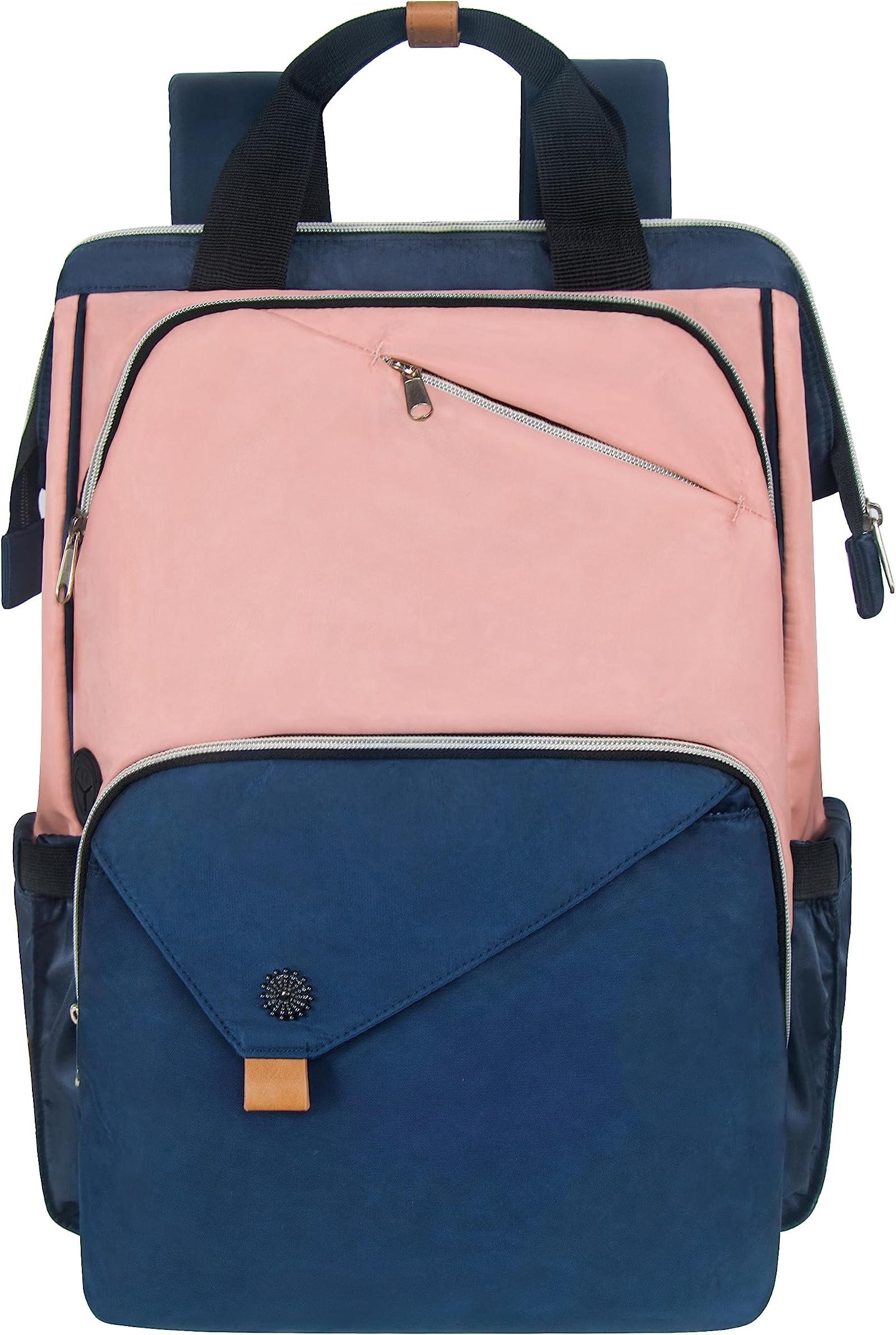 Hap Tim Laptop Backpack, Travel Backpack for Women, Pink Work Backpack (7651-BP)