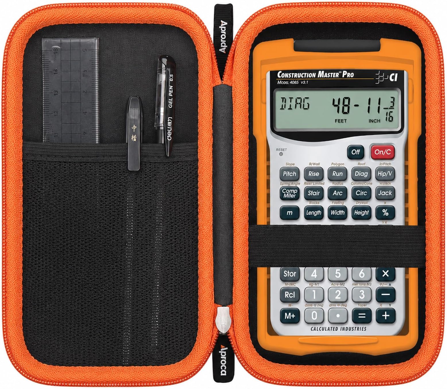 Case for Calculated Industries 4065/4080 Calculator, Case Only