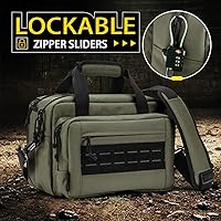 Vista 3 de VEAGIA - Bolsa para polígono de tiro, estuche para pistola, bolsas para pistolas y munición para pistolas de mano y bolsa de transporte blanda