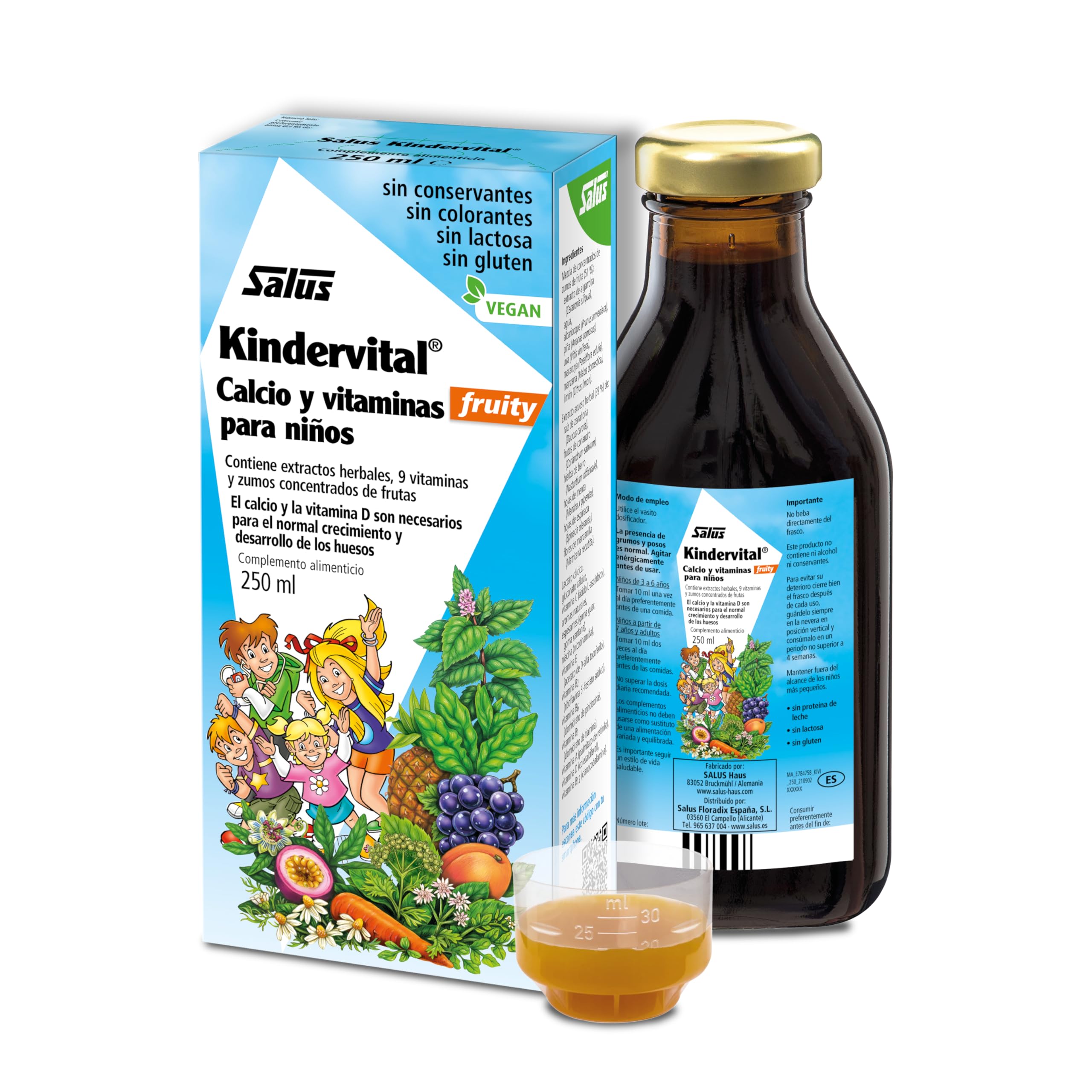 Salus KINDERVITAL FRUITY FLAVOR 250ML
