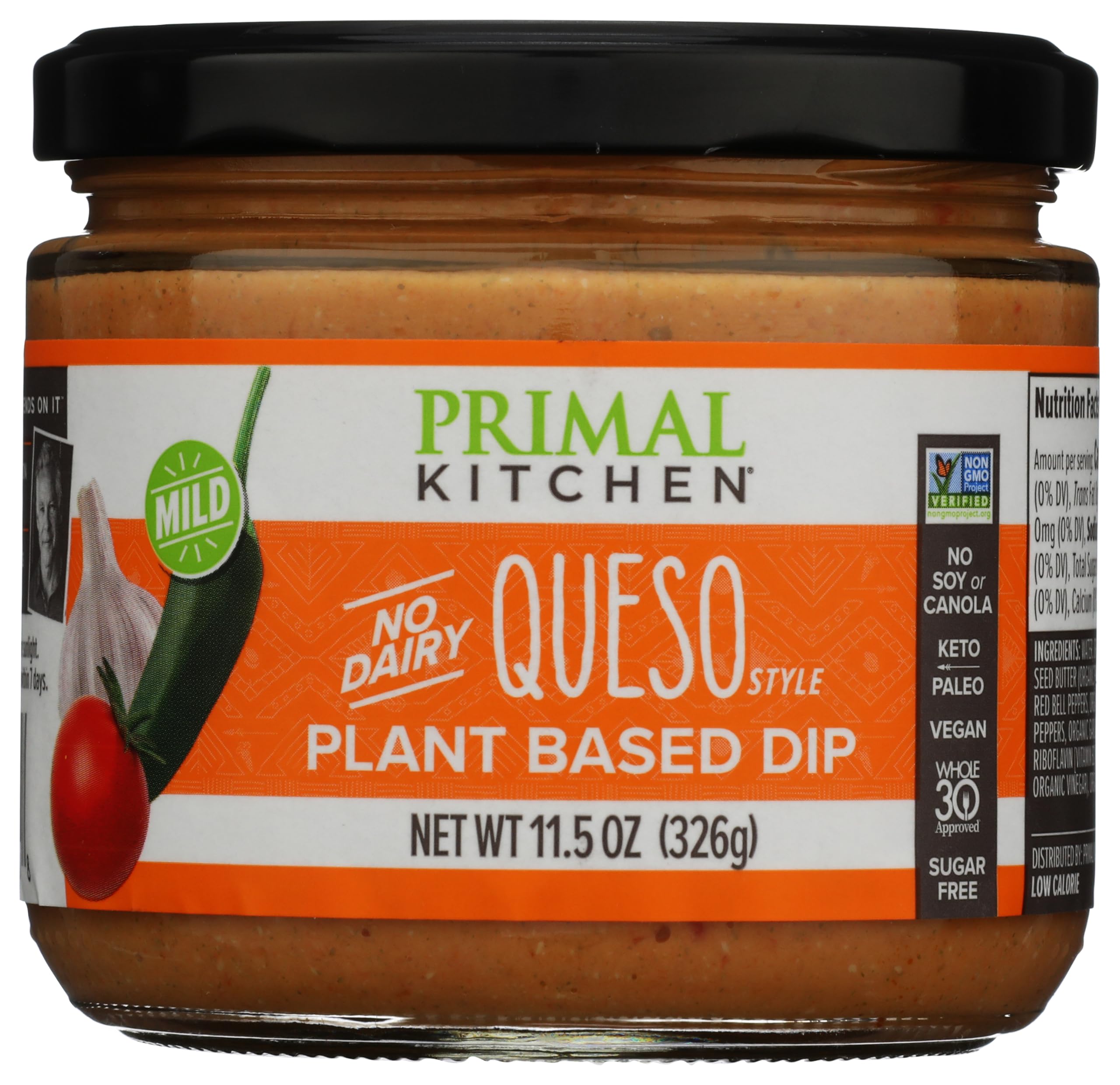 Primal Kitchen No Dairy Plant Based Queso, 11.5 OZ
