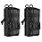 FRTKK 2 Pack Molle Pouches - Tactical Compact Water-Resistant EDC Pouch Small Utility Pouch Bags (Patch Included) (2 Pack-Black 3)