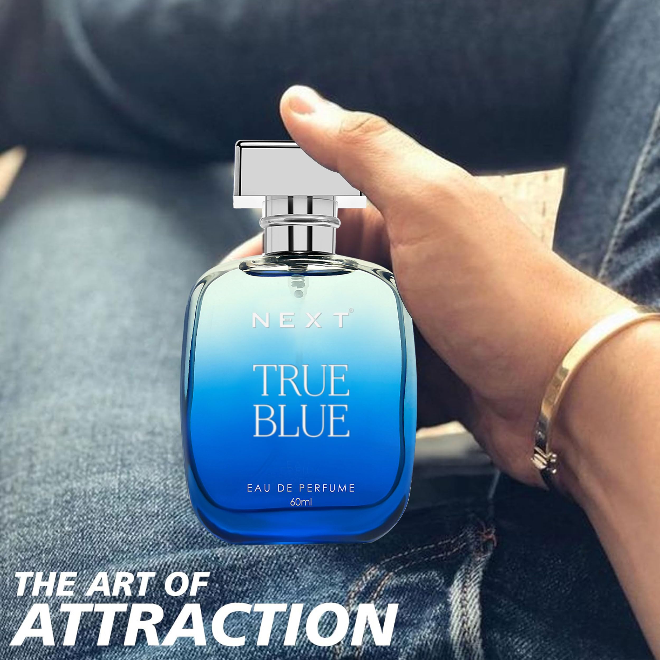 Next Care True Blue Eau de Parfum for Men & Women – 60 ml | Long Lasting Fresh Aquatic Fragrance | Travel Friendly Perfume for All Day Freshness | Unisex Party Perfume 2
