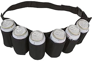 6-Pack Beer & Soda Can Holster Belt for Easy Hydration