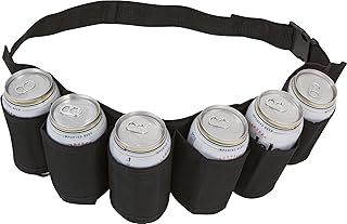 Beer & Soda Can Holster Belt 6 Pack by EZ Drinker