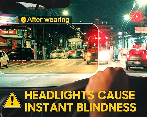 Miniatura 2 de TJUTR Gafas de visión nocturna para mujer, para conducir, lentes amarillas polarizadas que reducen el deslumbramiento, protección UV nocturna