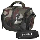 adventIQ Compact Captura Pro 0297 Camera Bag for DSLR & Mirrorless – Fits Nikon, Canon, Sony – Camera Bag for Travel – Shockproof Sling Case for Lens – Water-Resistant (Army Print) gallery image