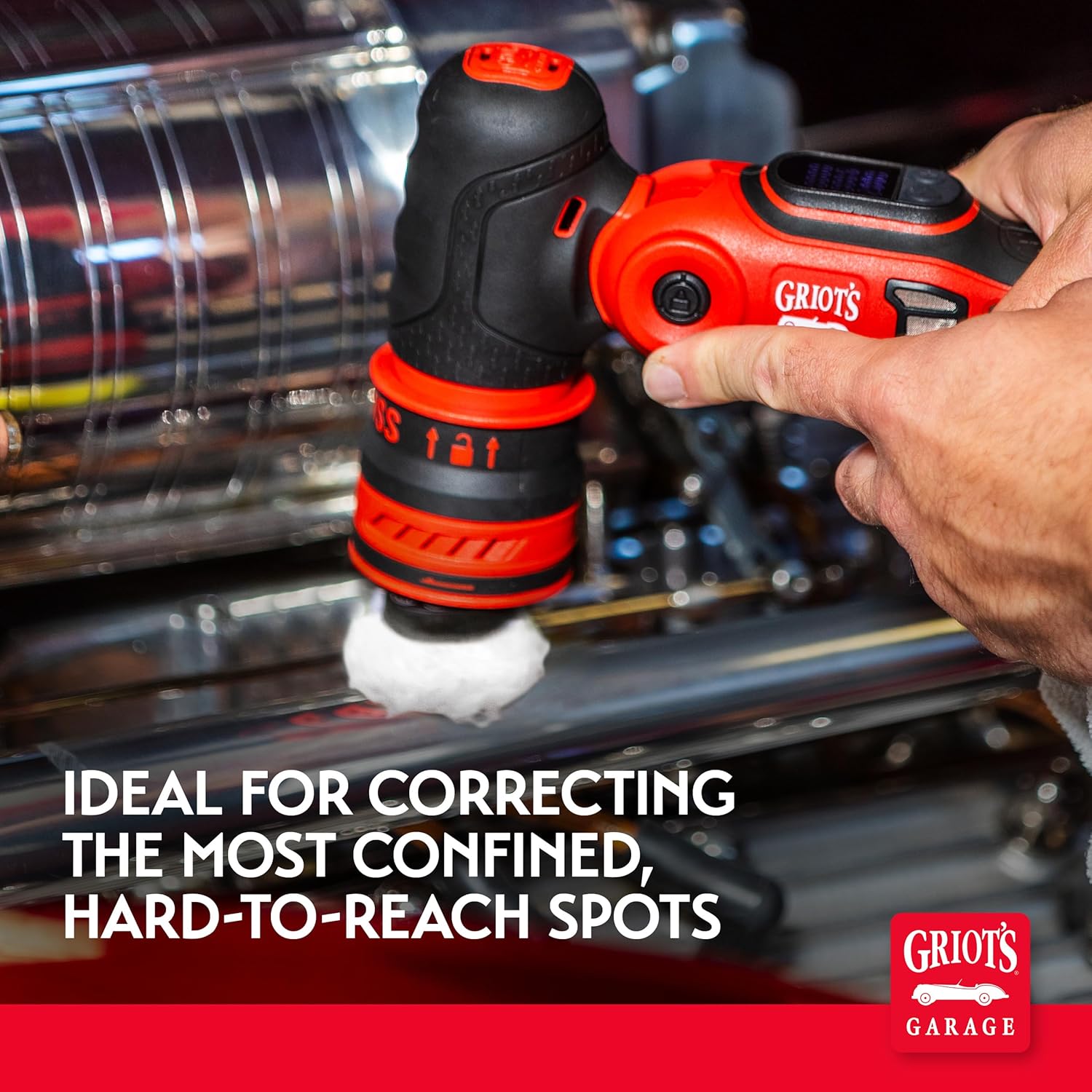 Griot's Garage BOSS Microfiber Fast Cutting Pads for Car Detailing, Polishing and Maximum Paint Correction, Orbital Polisher Buffing Pads, 1”, Set of 6