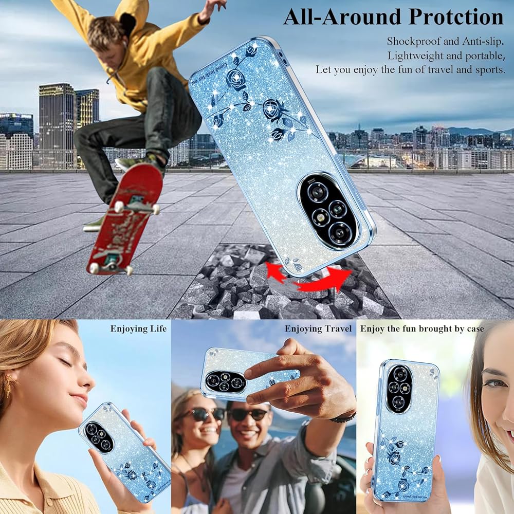 GOKEN Coque Pour Honor 200 Pro - Housse Antichoc En Silicone Souple