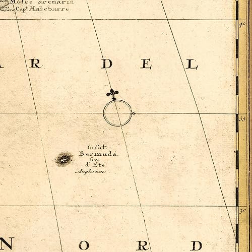 Miniatura 13 de Antiguos Maps Florida Mexico West Indies  Tabula Mexicae et Floridae circa 1710  Póster de pared vintage  24 x 32 pulgadas (24.016 x 32.008 in)