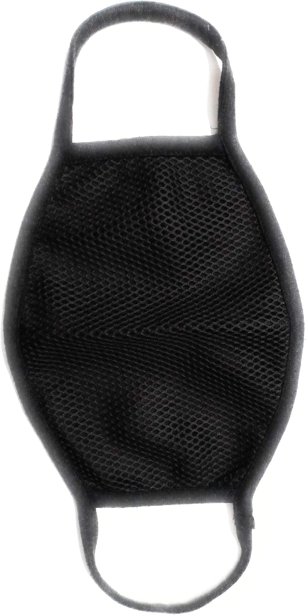 Trunkit Cotton Nylon Bike Face Mask Dust Protection Anti Pollution Air Filter,Standard, Black -Pack of 5