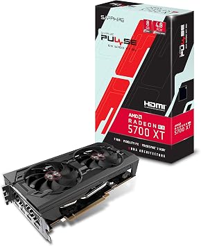 Sapphire Technology 11293-09-20G Radeon Pulse RX 5700 XT BE 8GB GDDR6 HDMI/Triple DP OC w/Backplate UEFI PCIe 4.0 Graphics Card