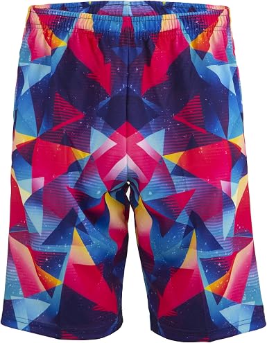 Lacrosse Shorts With Bright Triangles 