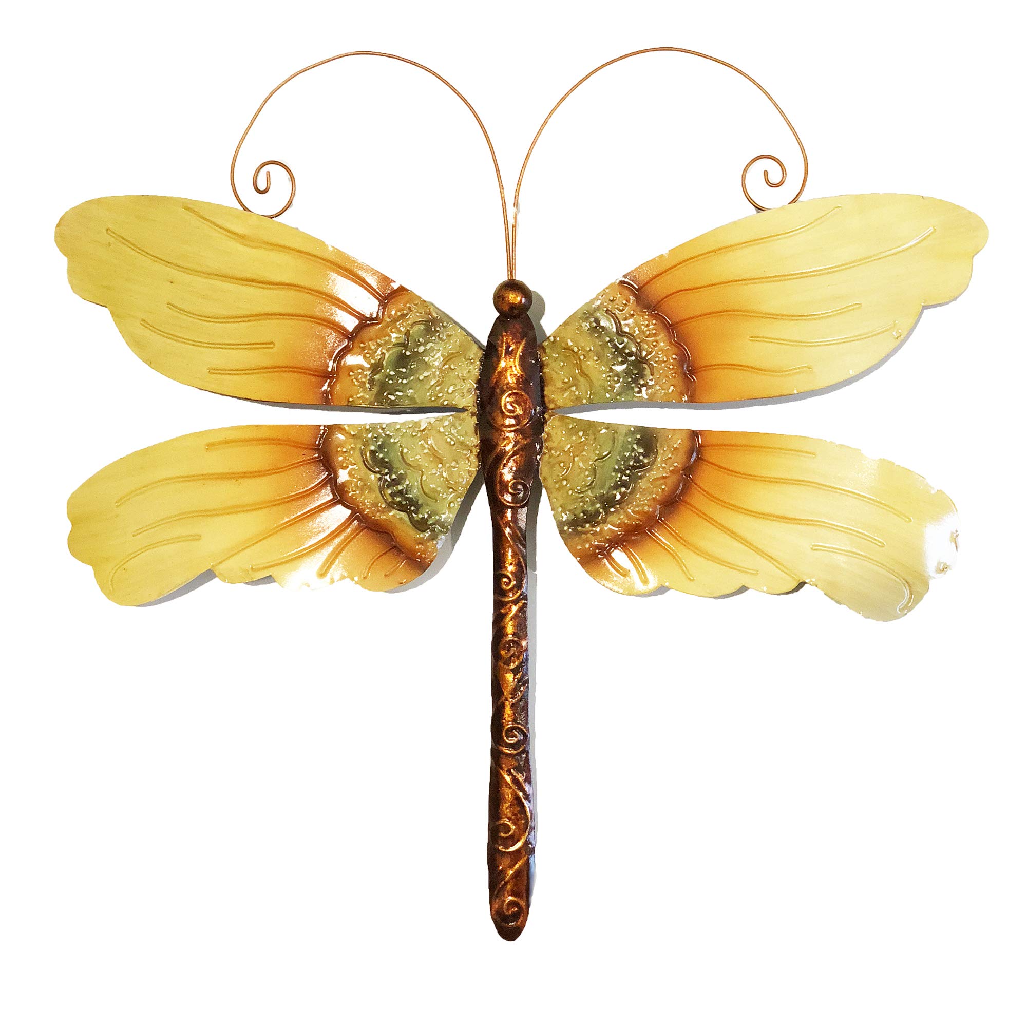Eangee Home Design Dragonfly Wall Decor Sunflower 14 Inches Length x 1 Inch Width x 12 Inches Height (m4025)