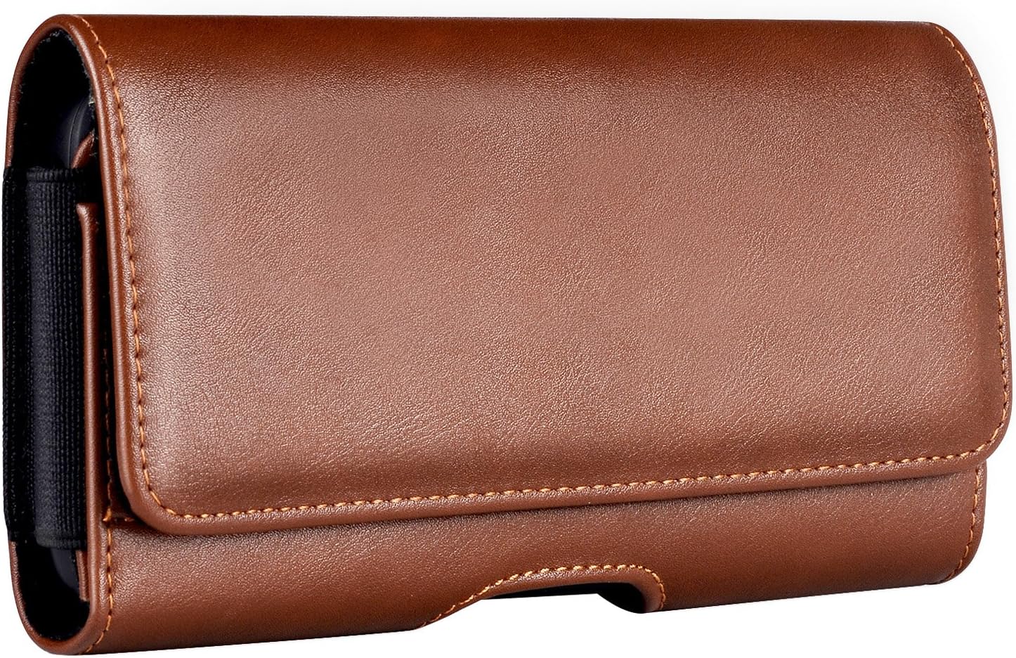 Mopaclle iPhone 6s 6 Holster Case, iPhone 7 8 Case, Leather Belt Clip Case Holster Pouch with Card Slots for iPhone 7, iPhone 8, iPhone 6, iPhone 6s - Fits Thin a Case On - Brown