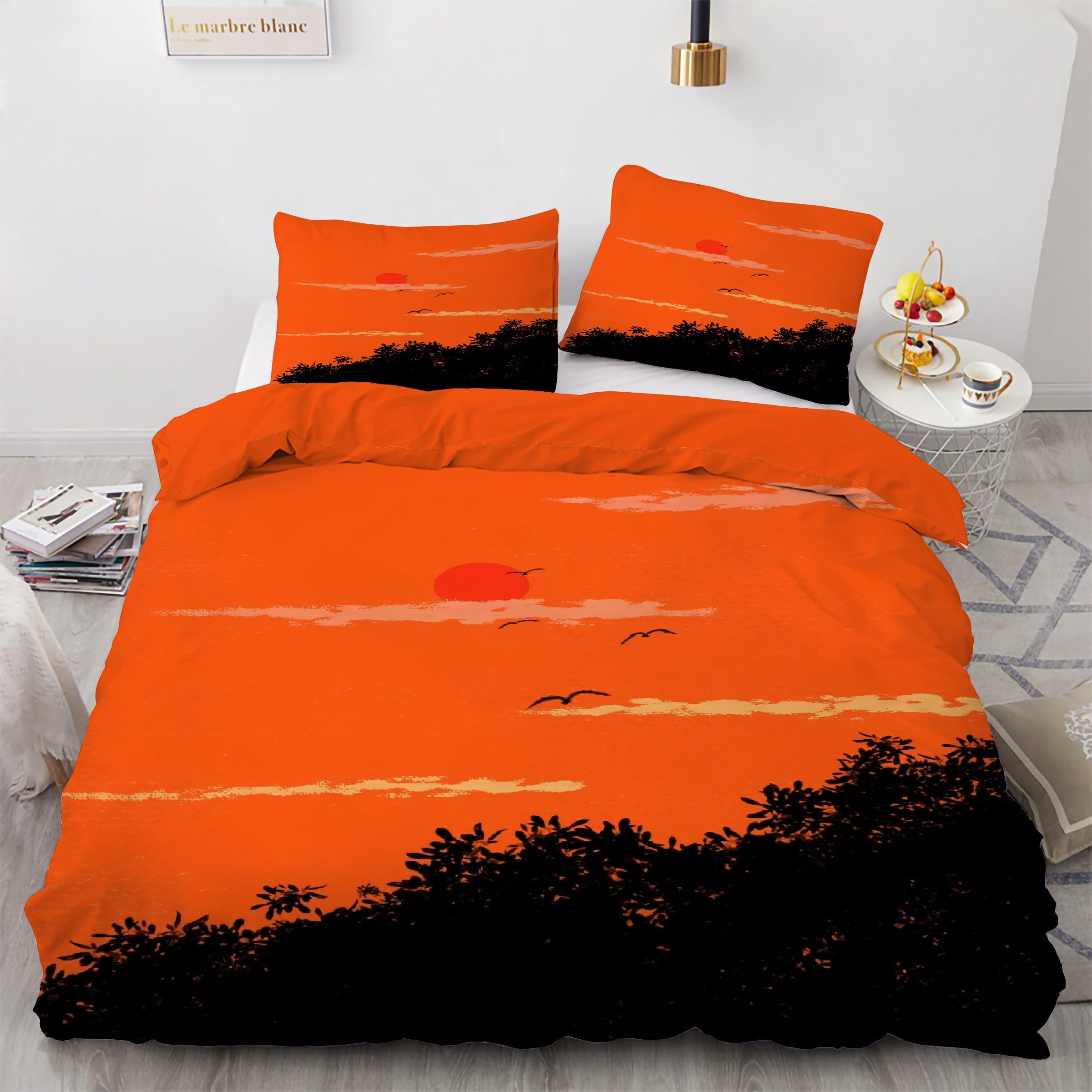 Housse de couette 220x240 fermeture éclair pour lit deux personnes