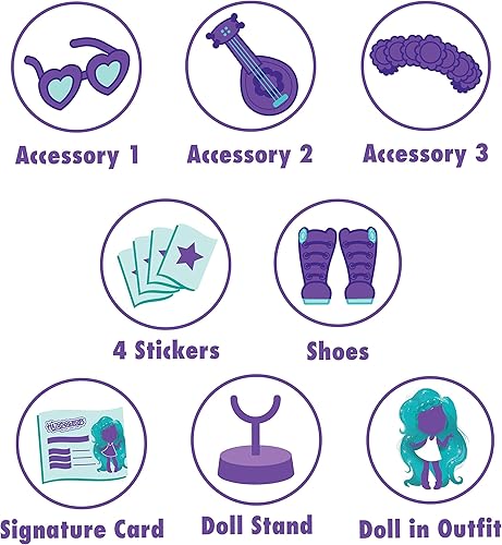 Miniatura 5 de Hairdorables Just Play - Loves Trolls World Tour, juguetes para niños a partir de 3 años