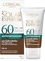 L’Oréal Paris Protetor Solar Facial L'Oréal Paris Solar Expertise Antioleosidade Fps60 Cor 5.0 Negra 40G