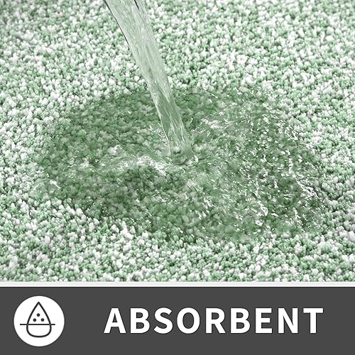 Miniatura 5 de Yimobra Alfombras de baño, extra suaves y cómodas, antideslizantes, absorbentes de agua y gruesas, lavables a máquina, alfombras peludas para ducha