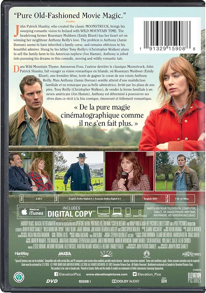 (未使用･未開封品)Wild Mountain Thyme [DVD] Amazon.com: Wild Mountain Thyme [DVD] : Emily Blunt, Jamie