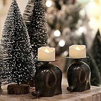 Vista 4 de iZAN 24 PCS velas de té LED sin llama, funcionan con baterías, velas votivas pequeñas eléctricas parpadeantes falsas para decoraciones de bodas