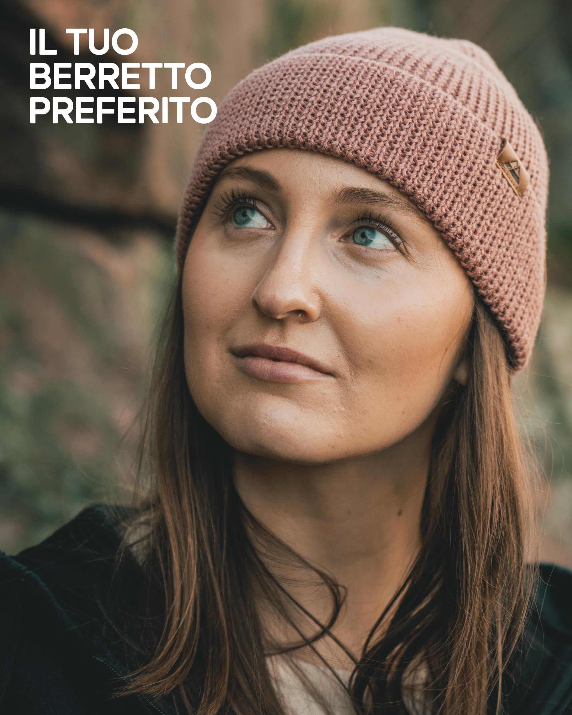 DANISH ENDURANCE Cappello Lana Merino, Berretto Beanie in Maglia Termica, da Uomo e Donna