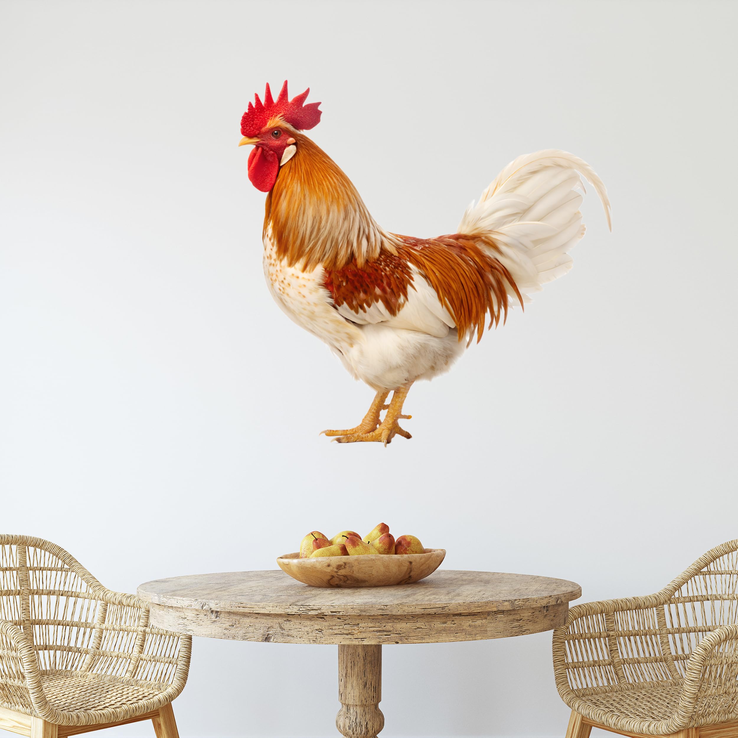Wandtattoo Huhn 31x30cm - Küchen Deko Made In Germany
