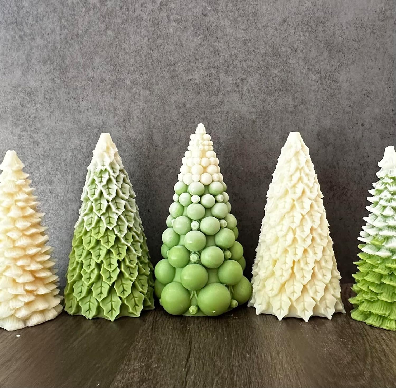 Custom Christmas Tree Candles, Christmas Candles, Aesthetic