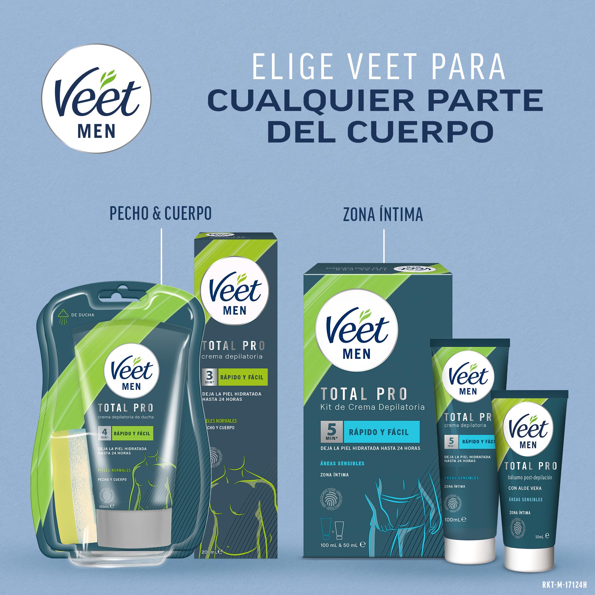 Veet Men 400ml Męski krem do depilacji z tyłu ramion i nóg, wrażliwa skóra, 400 ml z dozownikiem