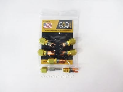 C&D CD5516/6 braze-on self-Piercing Copper Saddle Valve for 5/16