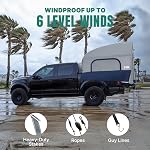 Niphean Truck Bed Tent, 5.5ft-8ft for 2+1 People, 2 Mins Fast Setup, Waterproof PU3000mm, Pickup Truck Tent for Camping Portable Ground Blow Up Inflatable Truck Tent for 2/3/4 Person