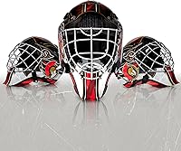 Vista 98 de Franklin Sports mini máscara para portero con logo de la NHL