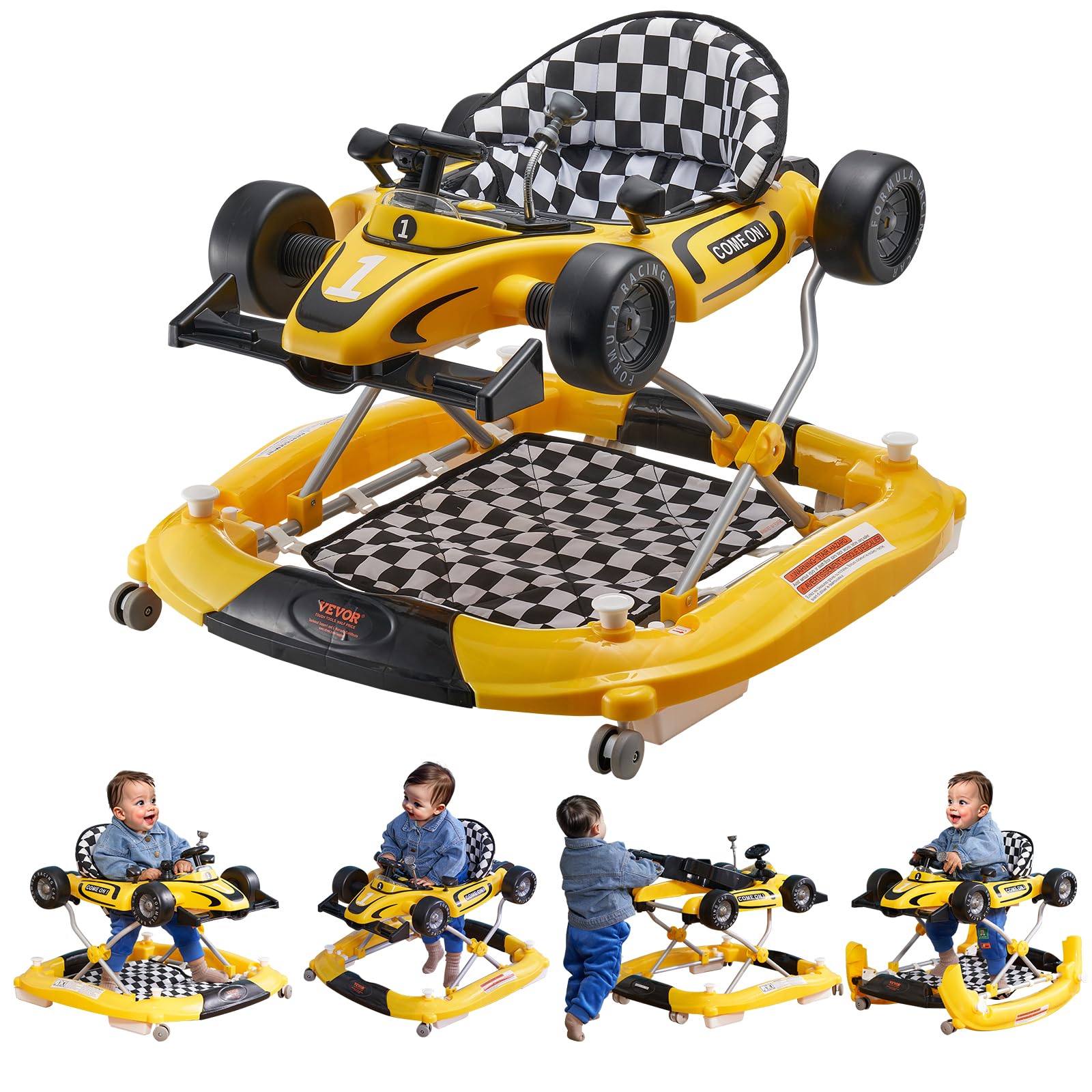 Vevor In Baby Walker Foldable Baby Activity Center