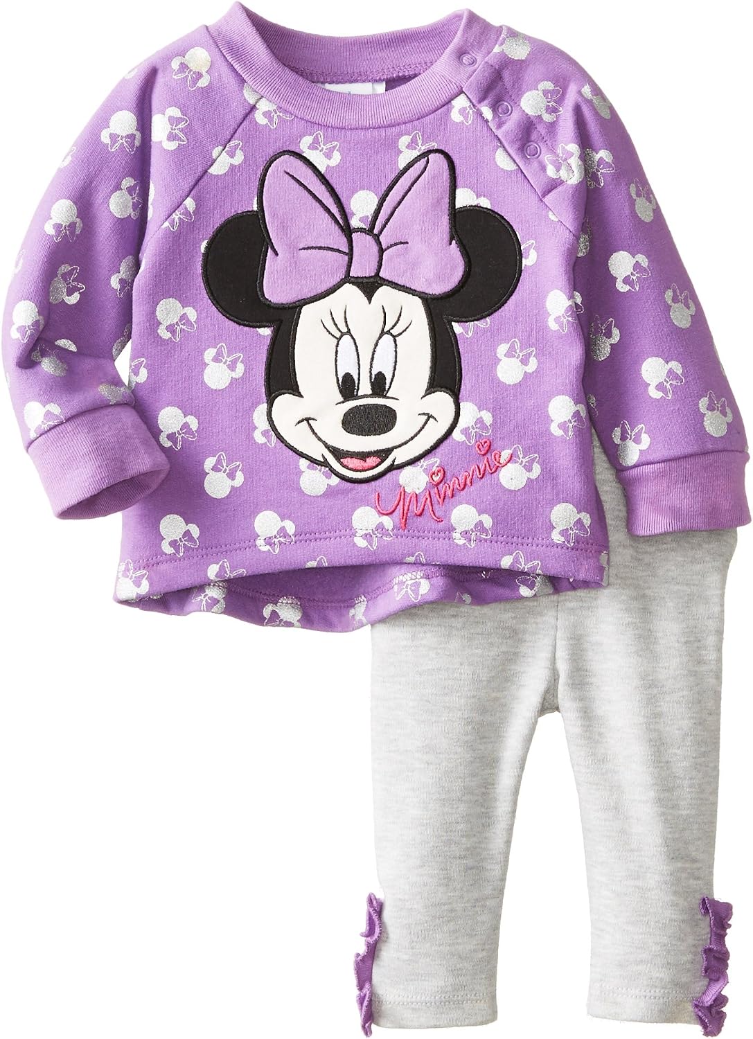 Disney Baby-Girls 2 Piece Legging Set with Bow