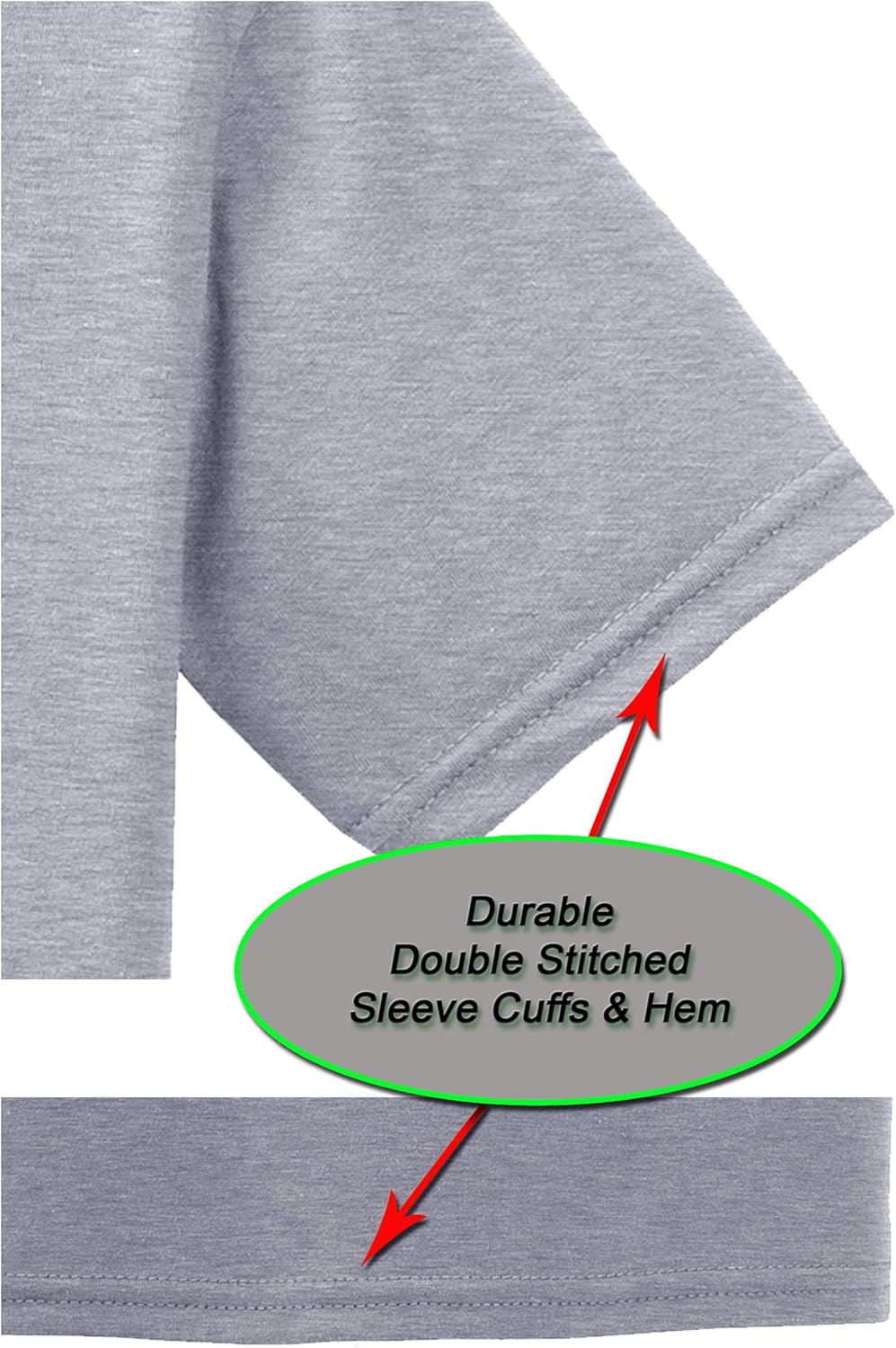 Miniatura 5 de JH DESIGN GROUP Camiseta para mujer Chevy Corvette C7 Emblema Negro Rojo Heather-Gray