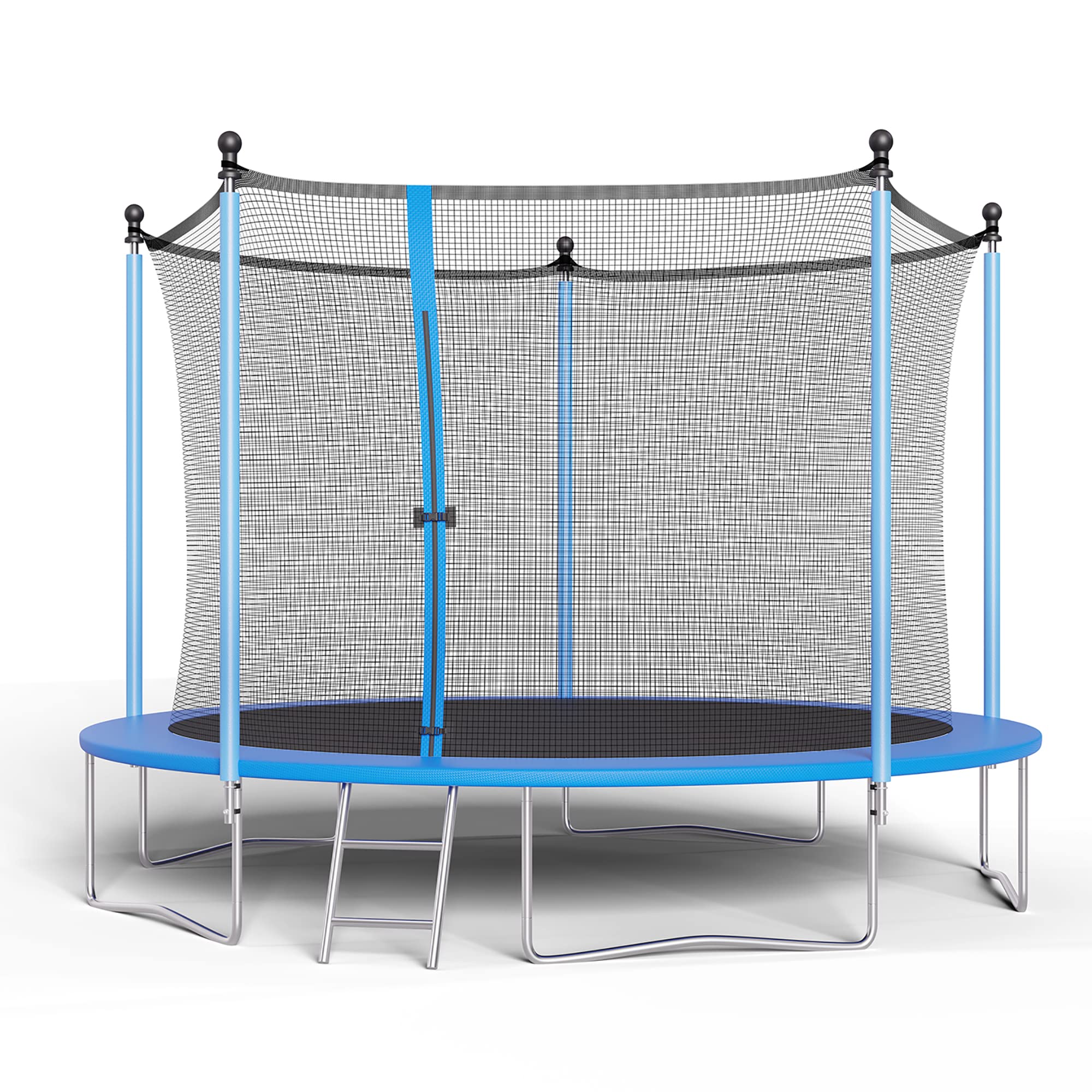 ALTLER 12FT Trampoline with Enclosure Net Outdoor Jump Trampoline, Bounce Exercise Trampoline PVC Spring Cover Padding for Kids and Adults