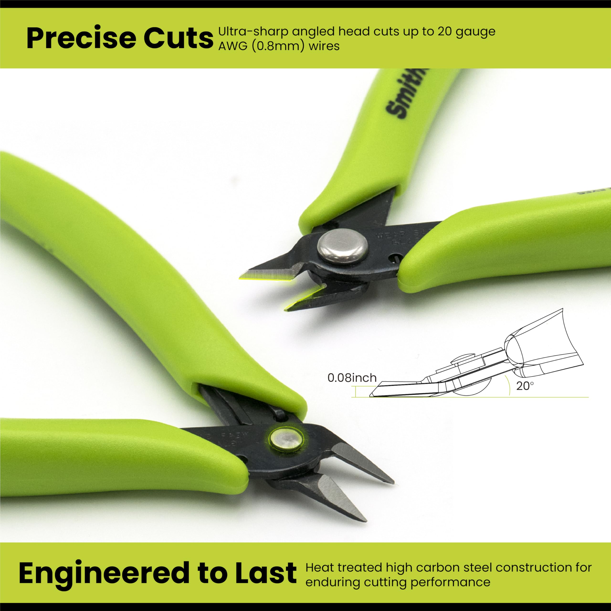 Smithology Micro Flush Cutters - 3 Pack -5