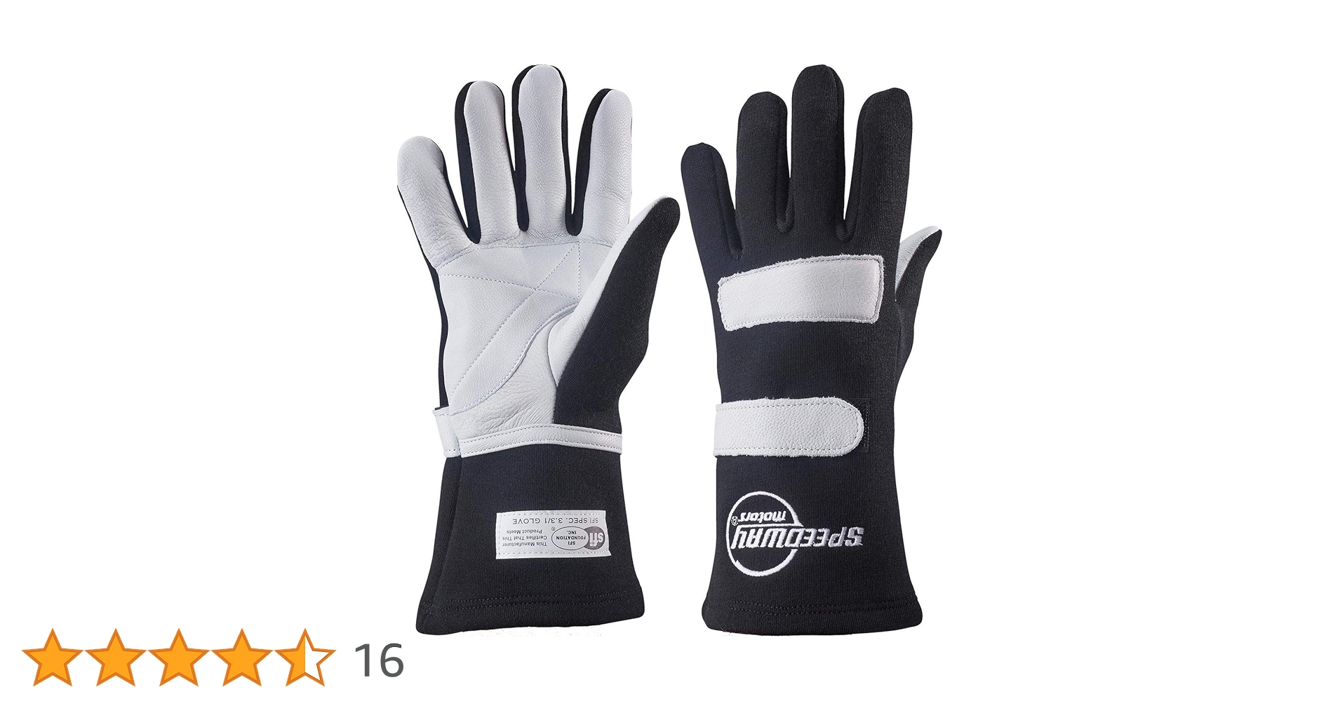 Amazon | Speedway レーシンググローブ 単層 Nomex 耐火性 SFI